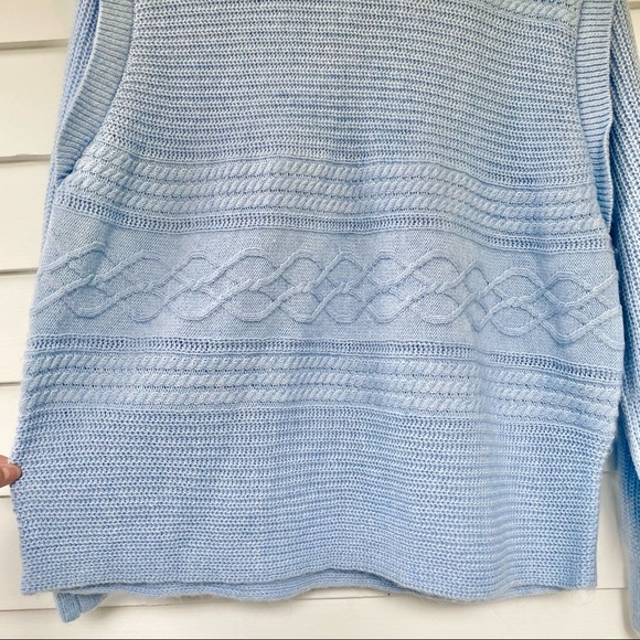 NEW Loft Stitchy Cable Knit Sweater - Picture 4 of 6